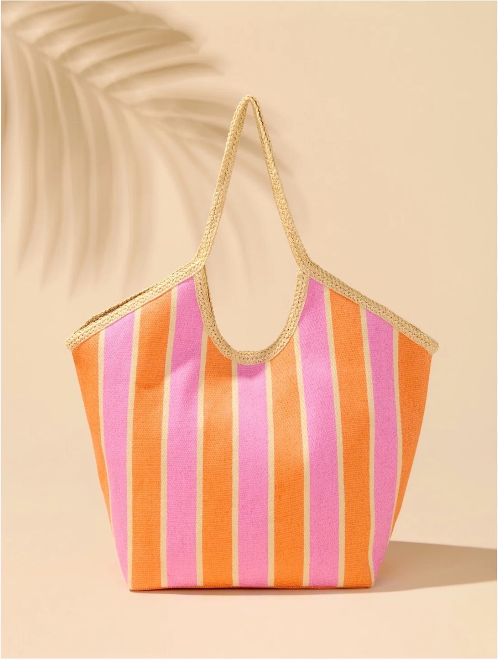 Shiraleah Capri Pink Orange Tote NWT
